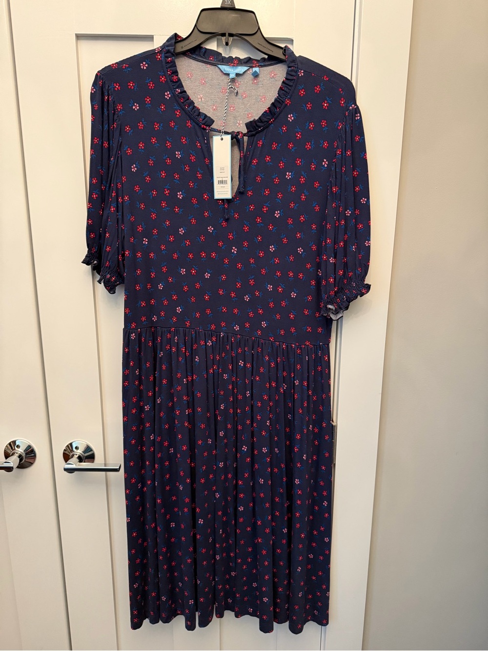 NWT Draper James Navy Nanci Dress in Falling Daisies size 2X